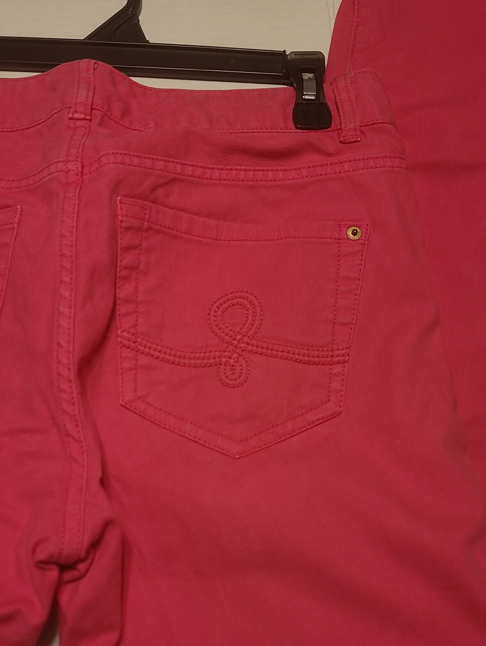 Lilly Pulitzer Bright Pink Straight Leg Jeans
